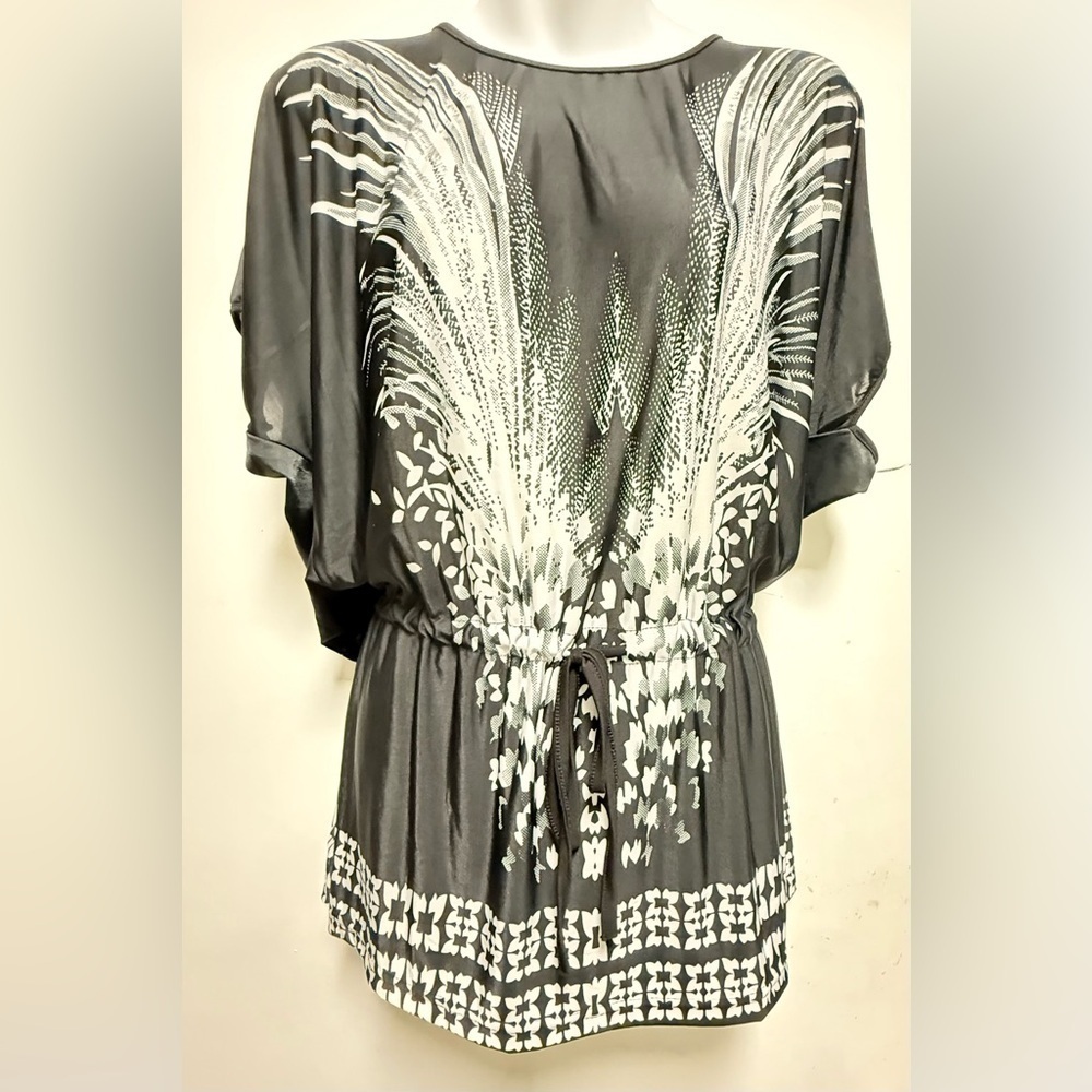 Milano Black and White Patterned Tunic